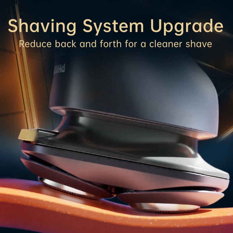 PHILIPS S1886/1887 Stand Up Electric Shaver USB Charge Stainless Steel PowerCut Blade Razor Triple Floating Head Beard Trimmer