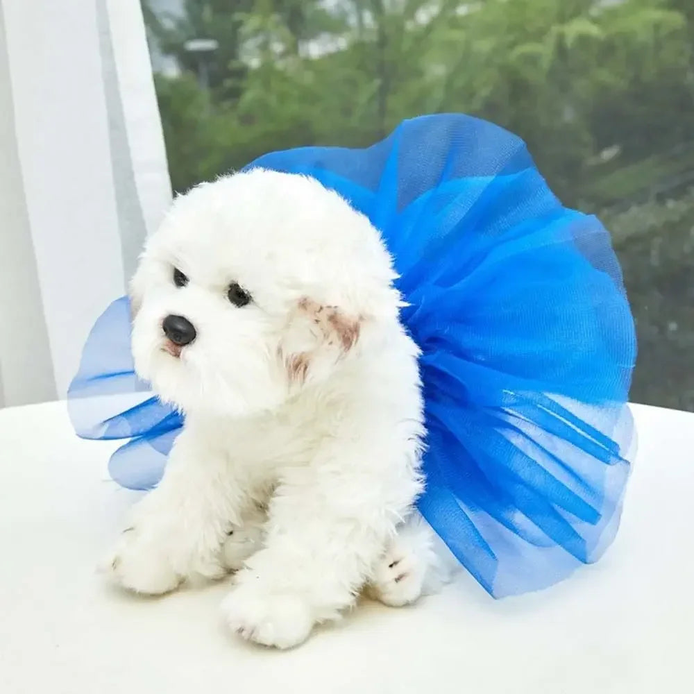 Lace Princess Dress Tutu Dress For Small Medium Dog Apparel Puppy Dog Skirts Pet Supplies Puppy Clothes Dog Dress 강아지옷