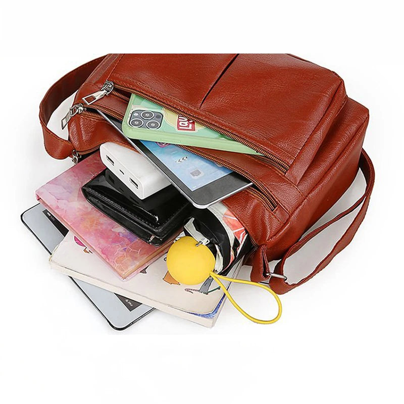 Women's Bag 2025 Trend Korean Handbags Designer Luxury Brand Ladies Shoulder Bags Soft Leather Fashion Versatile Crossbody Bag