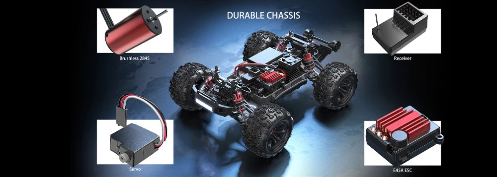 Hyper Go MJX 16207 16208 16209 16210 1/16 4WD RC Car 70KM/H Brushless  RC Racing Car Remote Control Cars Off-Road Truck Toys