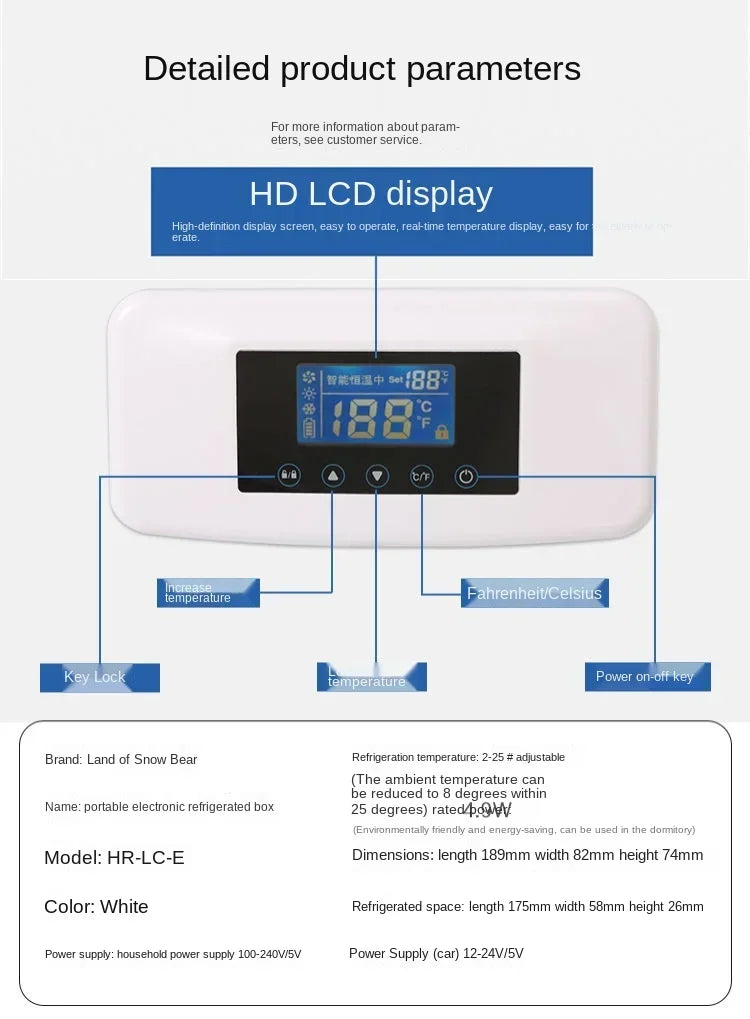 Fridge Cooler Refrigerator Warmer Cooler Drink Freezer Cooler Bag for Insulin Vaccine Cold Diabetes Outdoor Travel Drug