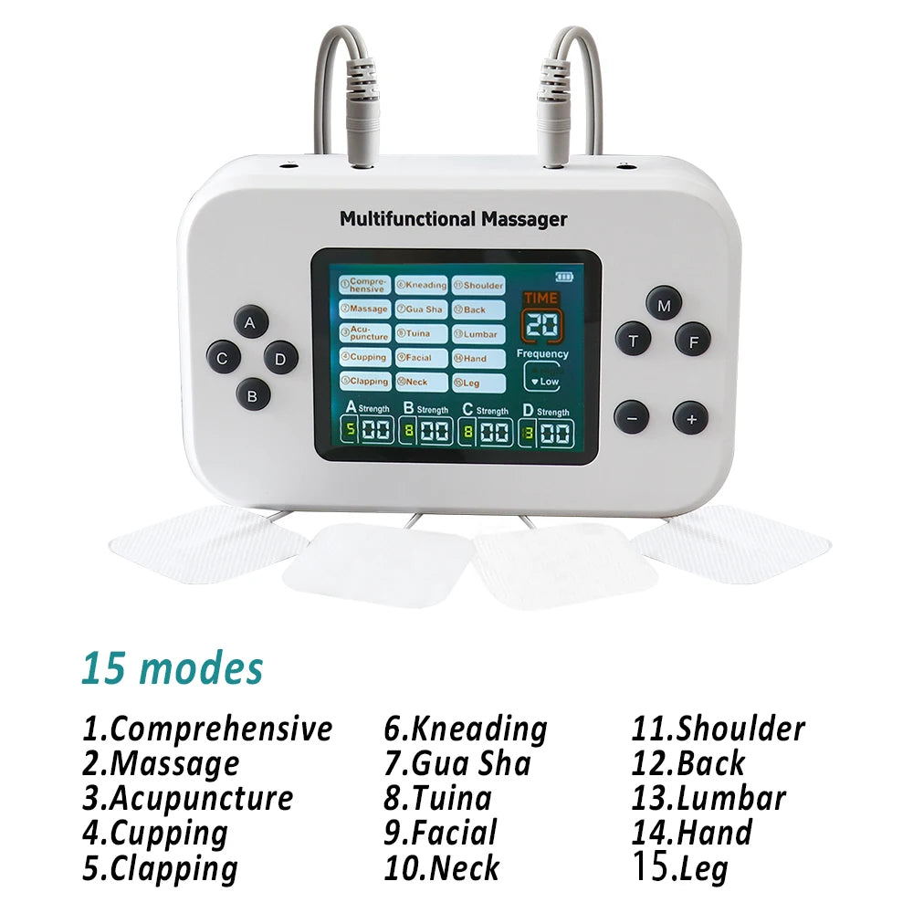 EMS Electric Muscle Stimulator Tens Unit Electrostimulator Pulse Physiotherapy Massager Rechargeable Health Care Relax Device