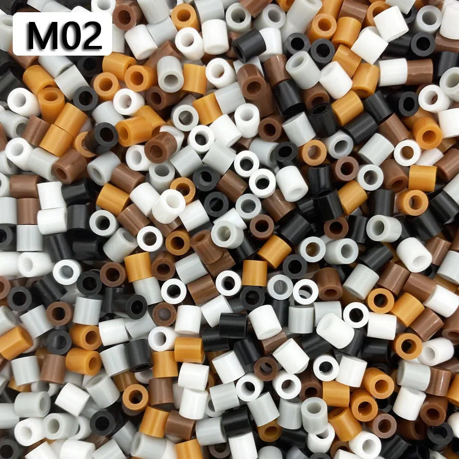 5MM 1000PCs Pixel Puzzle Iron Beads for kids Perler Hama Beads Diy High Quality Handmade Gift toy Fuse Beads