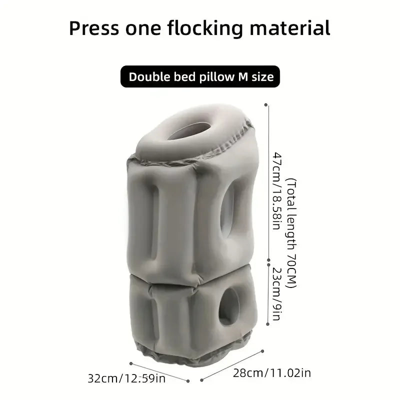 Ultralight Inflatable Pillow Compressible Compact Comfortable Pillows for Neck Lumbar Support Outdoor Camping Hiking Backpacking