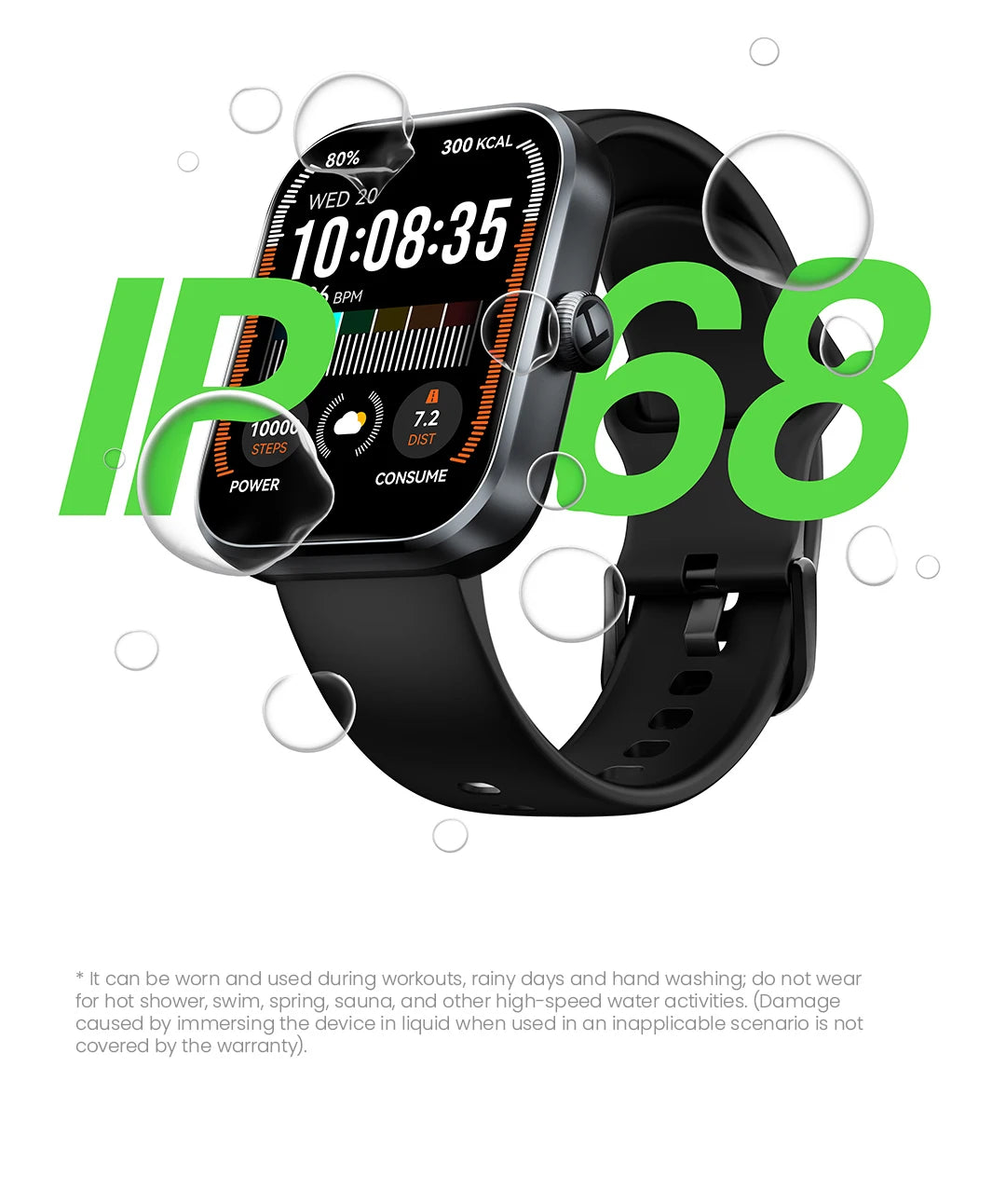 HAYLOU Watch 4 GPS Smartwatch 1.93'' HD Display Bluetooth Phone Call Health Monitoring IP68 Waterproof Smart Sport Watch