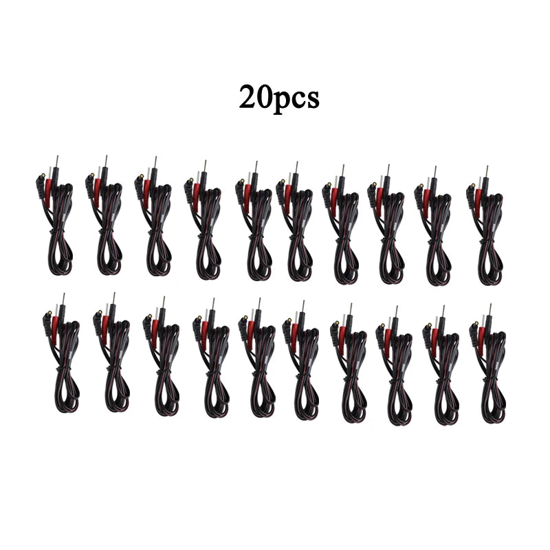 Electrode Lead Wires TENS Conductive Standard Pin for Ems Massage Electrode Pad Standard Pin  Digital Tens Machine Health Care