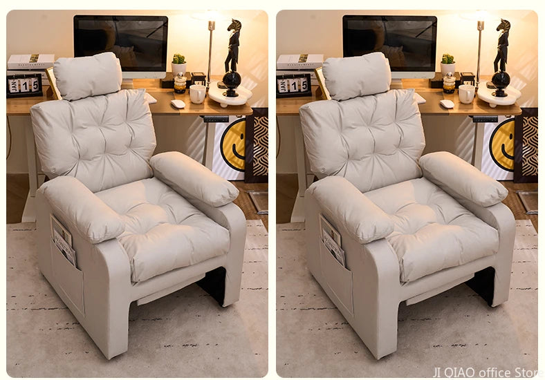 New Computer Chair Household Office Bedroom Sedentary Recliner Chair Single Sofa Ergonomics Comfortable lounge Chair Lazy Sofa