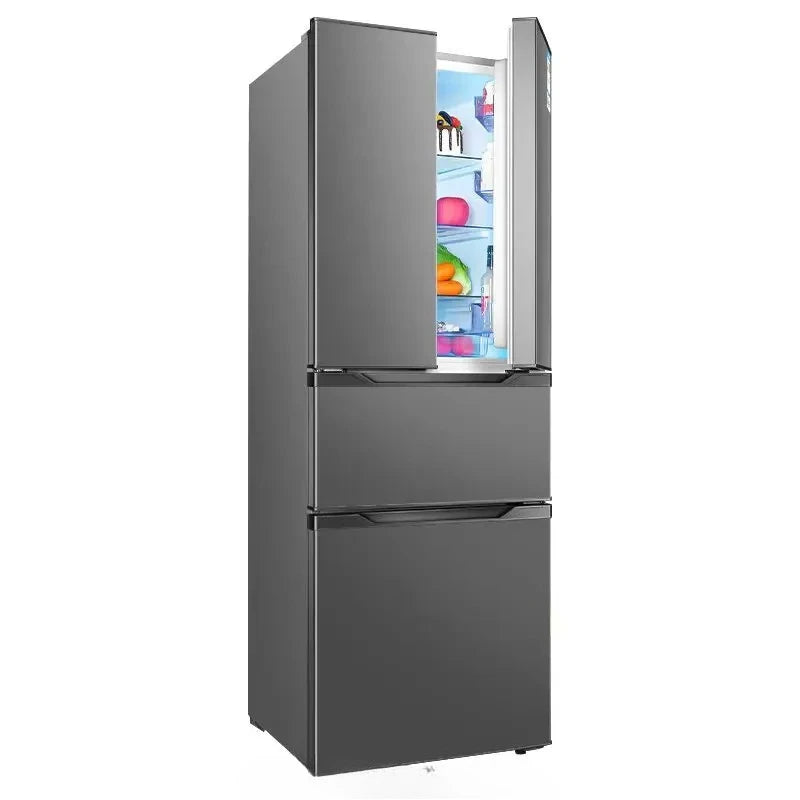 2025 Premium 586L 4-Door French Door Refrigerator - Inverter Energy Saving Large Capacity Household Fridge