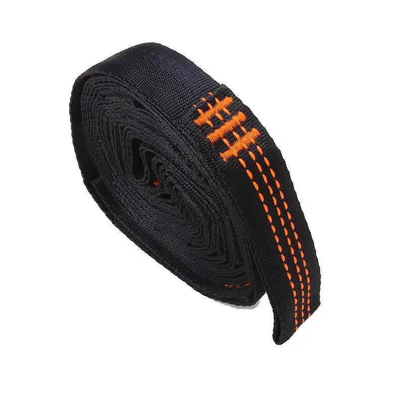 2pcs Hammock Straps, Special Reinforced Polyester Straps, 5 Ring High Load-Bearing Barbed Hammock Straps Outdoor Camping Picnic