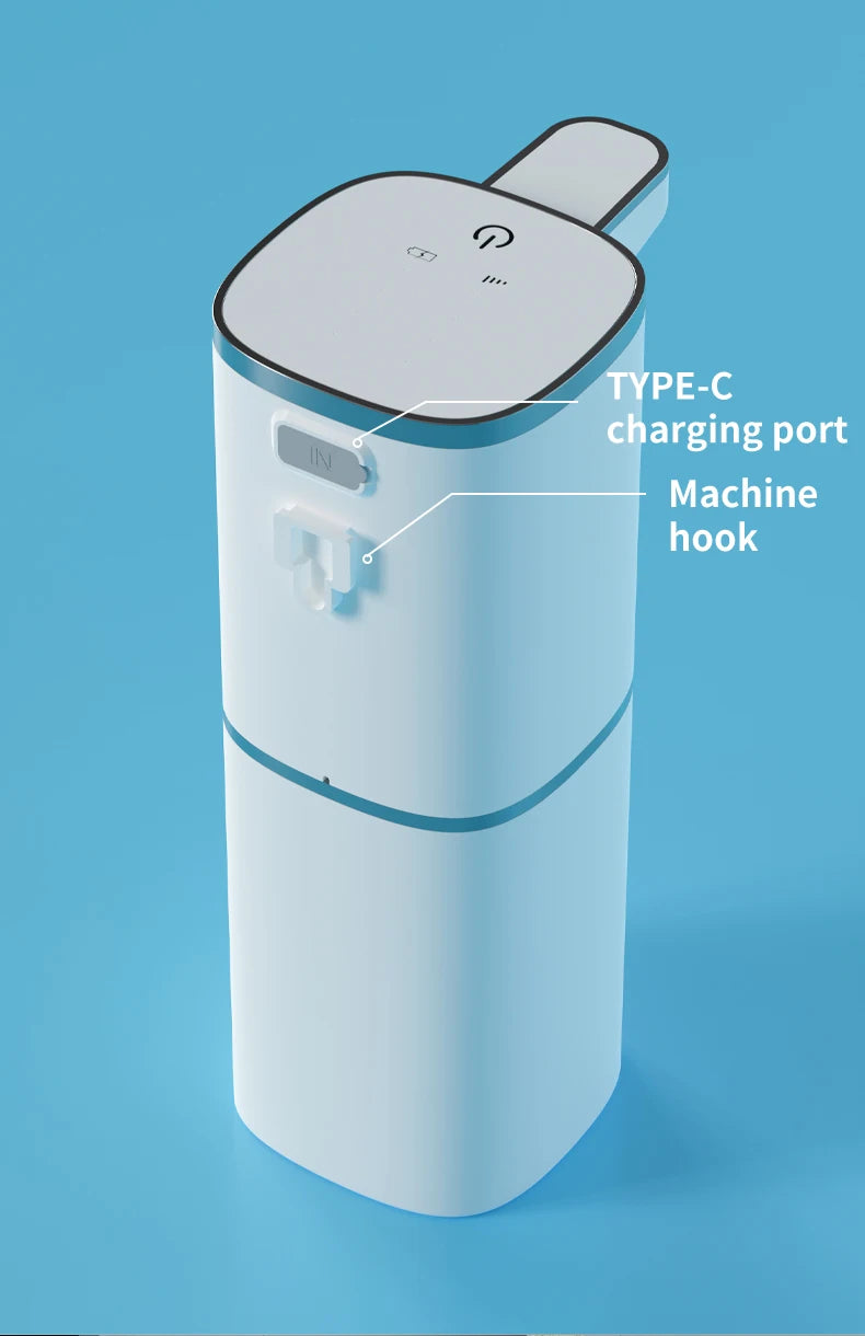 400ML Light Display Wall-Mounted Or Desktop 4-Levels Adjustable Induction Infrared Electric Automatic Smart Sense Soap Dispenser