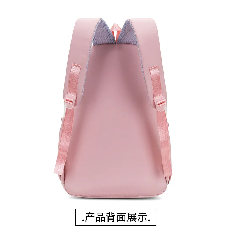 Stitch Disney Girls Schoolbag with Pencil Bags Women Travel Bag New Backpacks for Student Children Large Capacity Bookbag Gifts