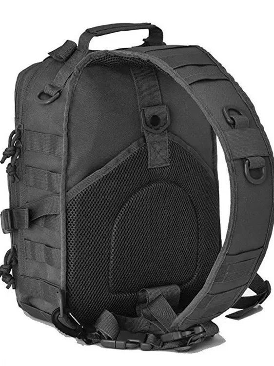 Rilibegan Chest Bag Waterproof Oxford Single Shoulder Bags Tactical Chest Bags Big Capacity Crossbody Bags Camouflage Chest Bag
