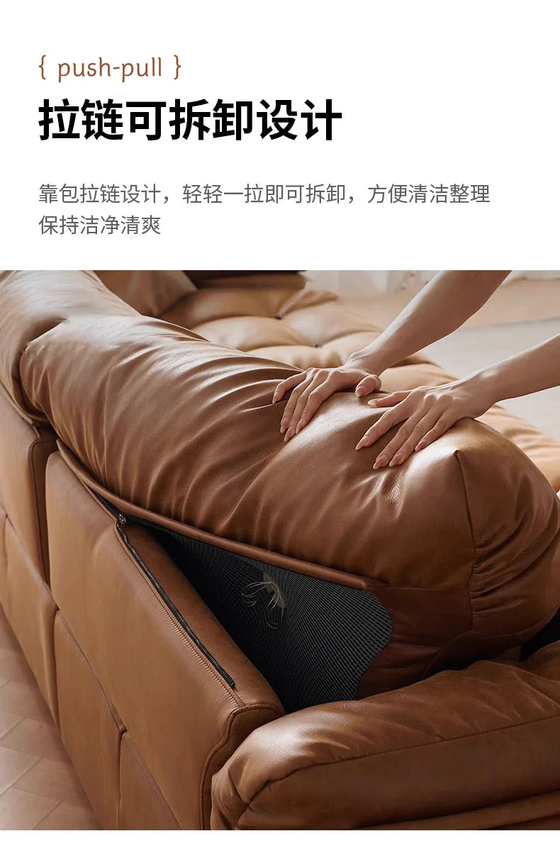 Luxury Loveseat Electric Sofa Strong Full Size Brown Lazy Recliner Chair Lounges Sleeper Designer Woonkamerbanken Furniture