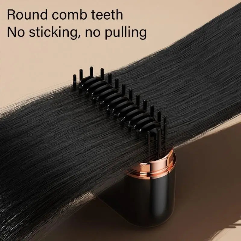 4XFB Wireless Hair Straightening Brush Styling Tool Hair Straightener Brush Convenient Electric Hot Comb Hair Straighteners
