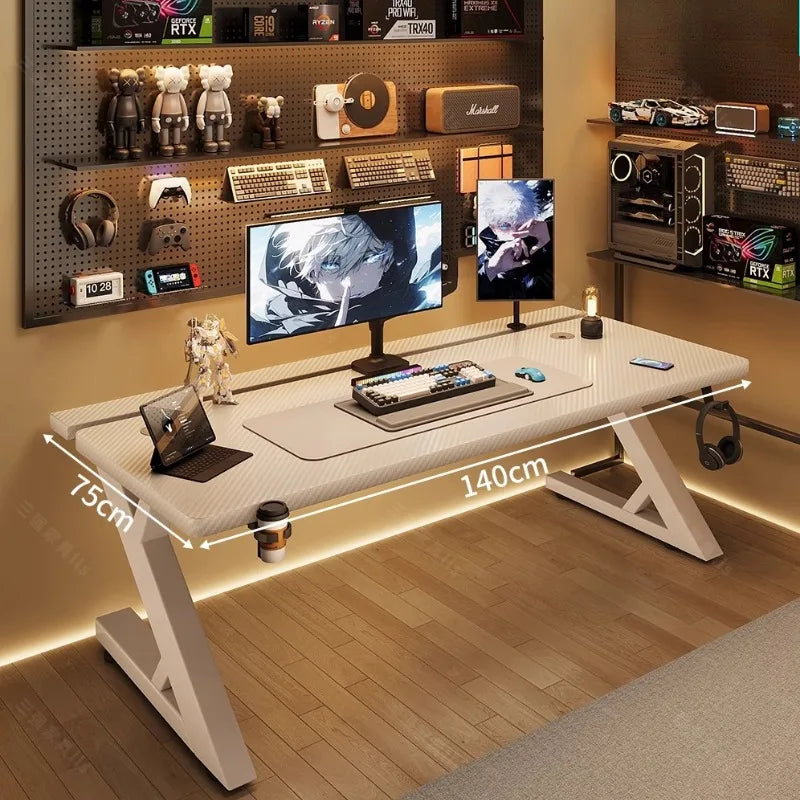 Hidden Aesthetic Office Desk Unique Living Room Musical Studio Office Desk Reception Vanity Mesa Ordenador Home Furniture