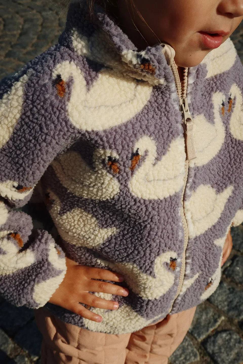 2025 KS Brand Winter Baby Girls Boys Lambswool Cherry Jackets Kids Clothes Boys Sequin Cartoon Outerwear Children's Coats 1-9Yrs