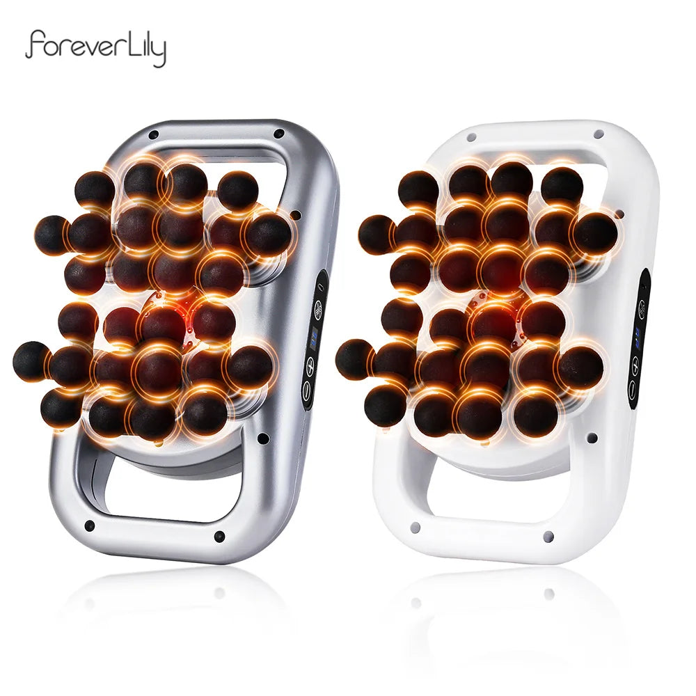 48-Heads Body Massage Gun High-Frequency Vibration Fascia Gun Back Waist Thigh Massager Neck Shoulder Massager Muscle masajeador