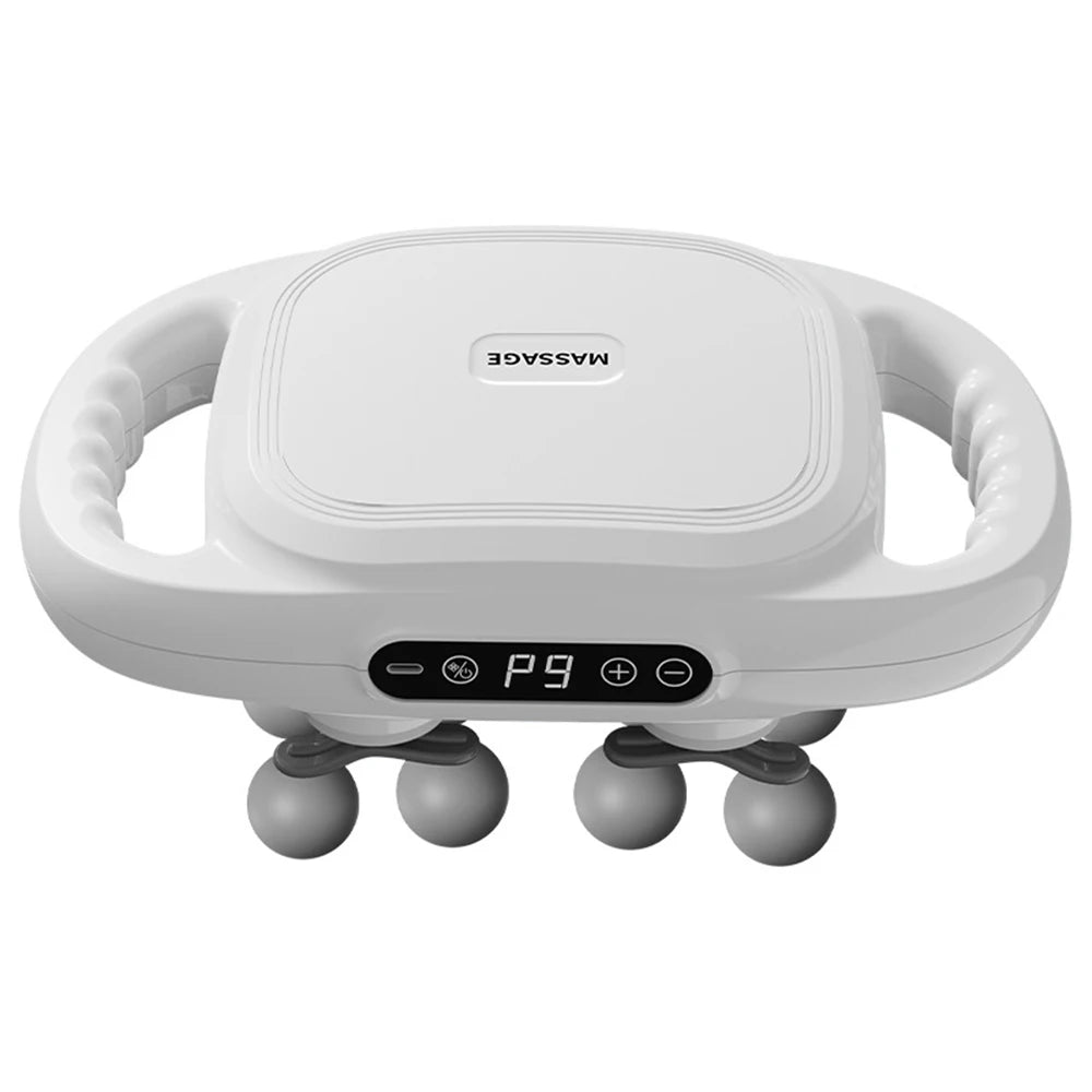 6+12-Head Deep Muscle Massager Gun High-Frequency Vibration Fascia Therapy with for Relaxation And Back Pain Relief