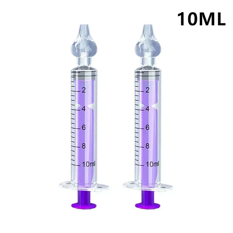 10ML/20ML Baby Nasal Aspirator Syringe Baby Nose Cleaner Rhinitis Nasal Washer Irrigator Needle Baby Nose Washing for Children