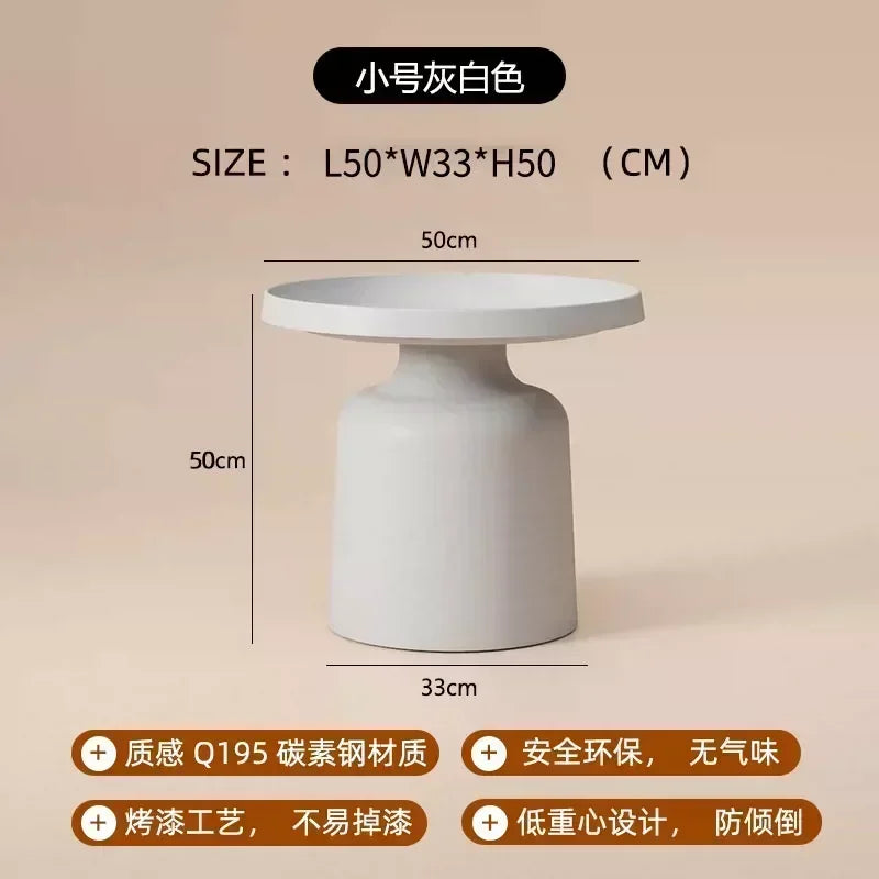 Hot Sale Nordic Coffee Table, Creative Round Living Room Table, High-end Light Luxury Side Desk, Modern Simple Furniture 121