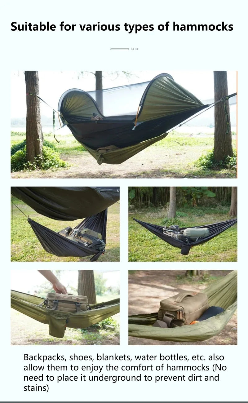 2025 new Outdoor Storage Small Hammocks For Portable Camping Travel Garden Nature Hike Clothes Shoes Equipment Small Hammock