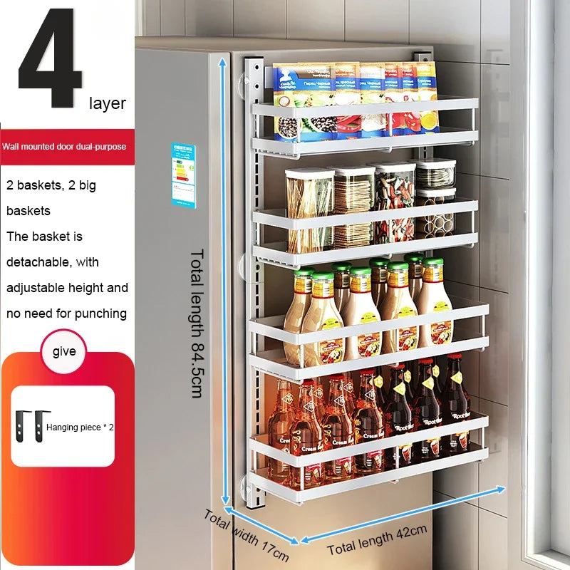 Tier Pantry Door Organization Hanging Basket Wall Spice Rack Over Door Pantry Organizer Kitchen Organizers And Storage Pantry