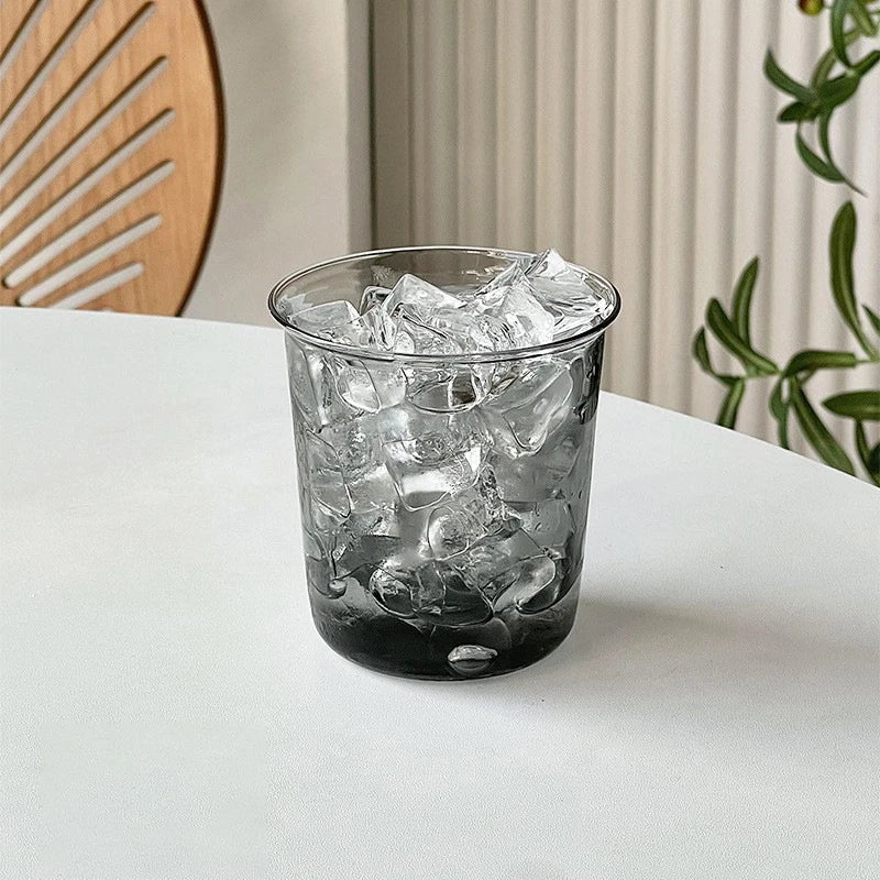 Household Glass Coffee Cup Curled Latte Cups Drinkware Juice Milk Simple Mug Transparent Water Bottles Glassware Cups Coffeeware