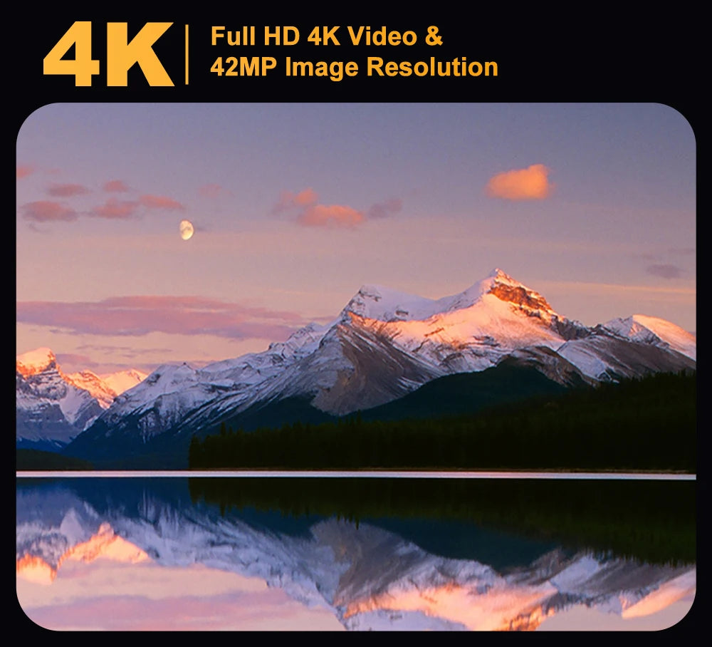 4K Portable Digital photography Camera 2 in1 Photo Video Record DV Travel Video Camera 18X Zoom 3'' Rotatable Screen With Flash