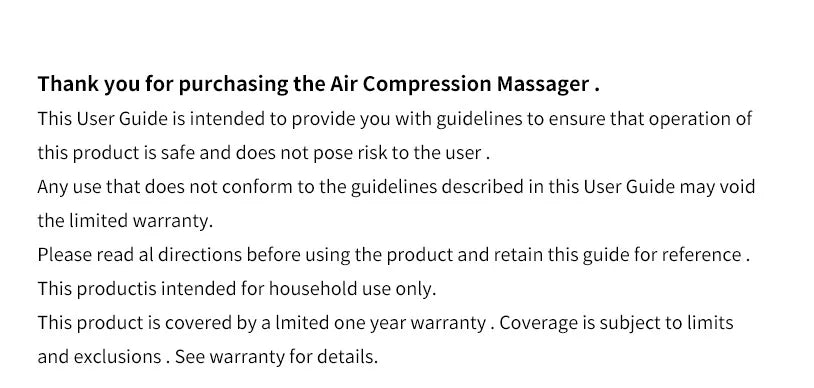 Home Air Wave Leg Massager with Intelligent Inflatable Air Pressure Therapy for Circulation Beauty Instrument