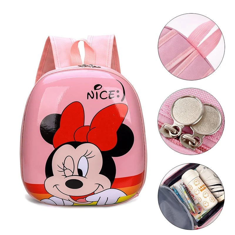 Disney's New Children's Backpack Hard Eggshell Bag Elsa Schoolbag For Girls Large Capacity Back To School