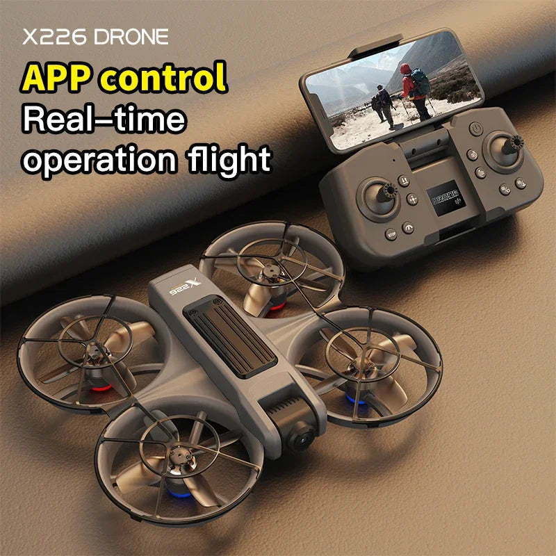 DWi X226 VR FPV Drone 4K HD Dual Camera Aircraft Brushless Motor WIFI 5G RC Quadcopter Optical Flow Positioning Mini Drone Toys