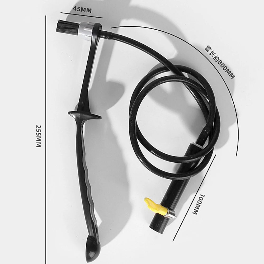 Coffee Machine Steam Cleaning Brush Commercial Brew Head Dirt Replaceable Head Long Handle Cleaning Brush Barista Tool