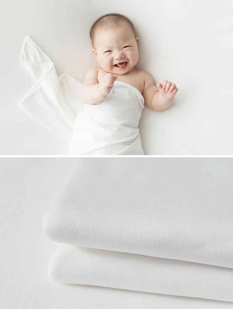 Newborn Photography Props Soft Wrap Blanket Backdrop Stretchable Fabrics for Baby Posing Studio Shooting Photo Accessories