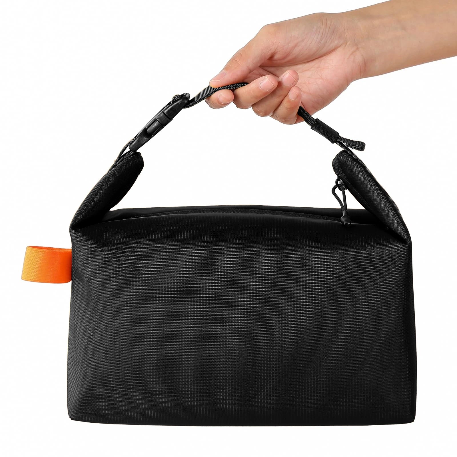 Fashionable and simple insulated bag, office worker, large capacity lunch box bag, student hand carrying bento bag.-A-ZMT