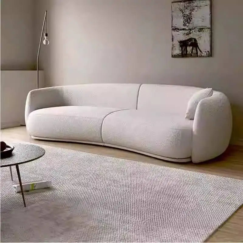 Narrow European Living Room Sofas Minimalist Curved Individual Living Room Sofas Lounges Modern Divano Soggiorno Home Furniture