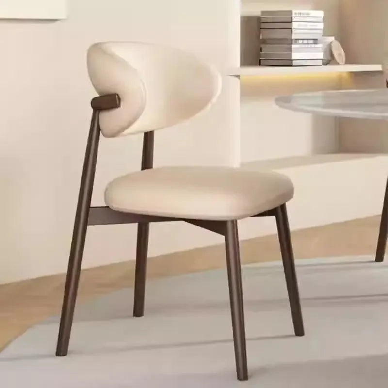 Lounge Vanity Dining Room Chairs Office Single Gamer Home Kitchen Chair Wooden Design Chaises Salle Manger Furniture XR50CY