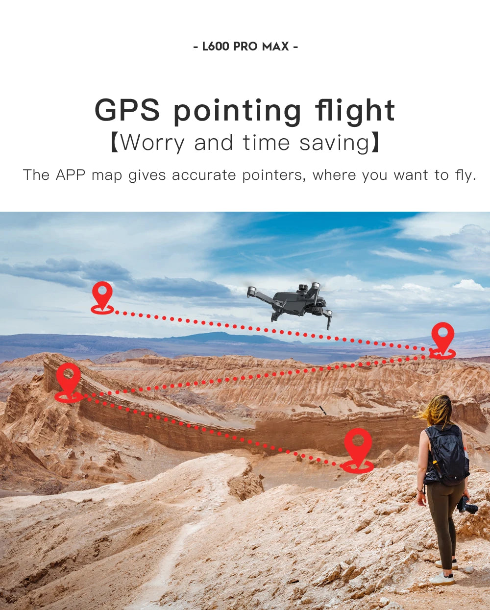 L600 PRO MAX GPS Drone Professional 4K 3-Axis PTZ HD Dual Camera Obstacle Avoidance Brushless Motor 5G WIFI RC Quadcopter Toys