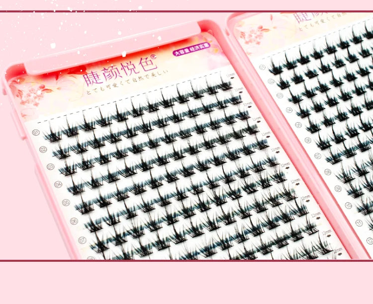 MIZ BARN 32 Rows Eyeslashes Extension Personal EyeLash Professional Makeup Individual Cluster Grafting Wholesale False Eyelashes