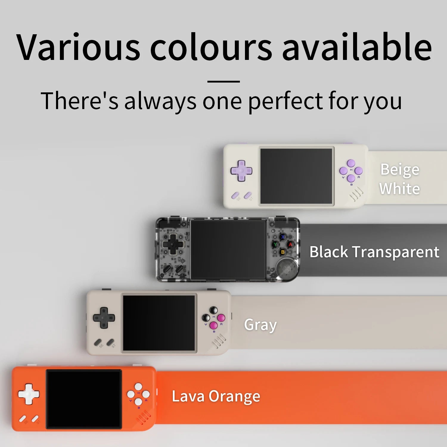 ANBERNIC RG28XX Handheld Game Console 2.83" IPS Screen Linux Retro Video Gaming Console 3100mAh Battery 5000 Games Support H-DMI