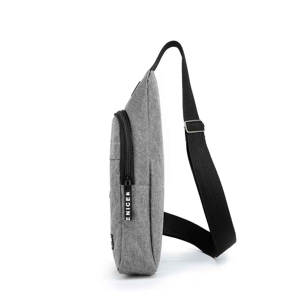 Men's Crossbody Bag Single Shoulder New Trend Chest Bag Fashionable and Portable Men Shoulder Bag