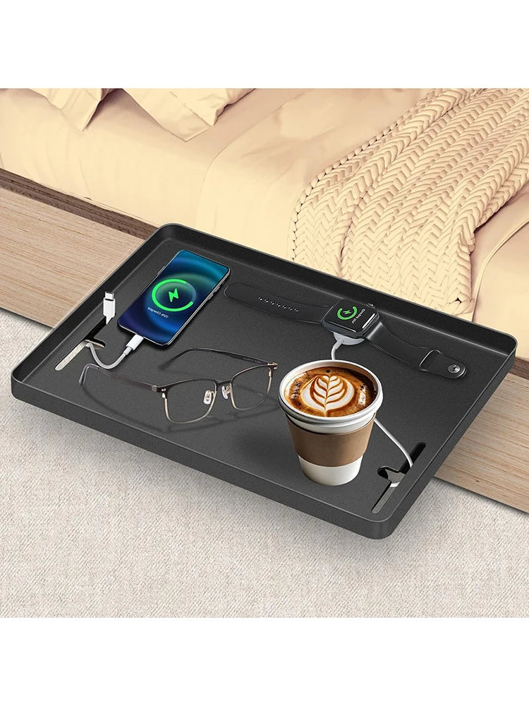 1 Bedside Shelf, Suitable For Bed, Dormitory, School, Home Storage Tray Storage Box, Bedside Table, Storage And Finishing