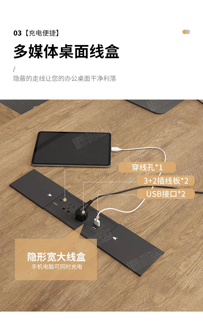 Boss Simple Furniture Computer Office Table Chair Combination Workshop Seating Desk Crafting Desk With Storage Design Furniture