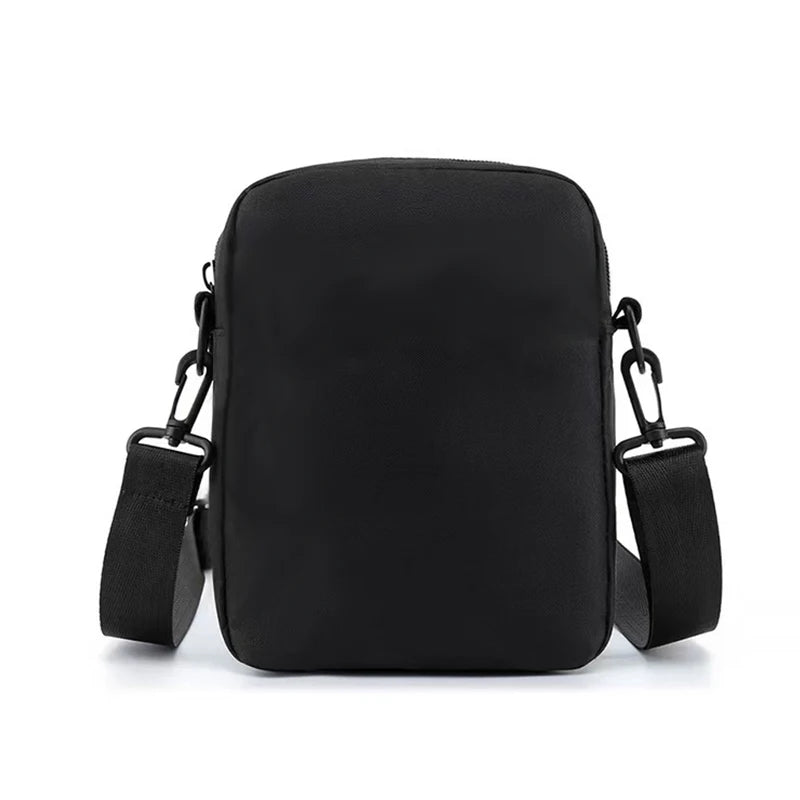 Men's Bag, Available in Single Shoulder or Cross-Body Design, Suitable for Daily Use during School Made of Nylon Material
