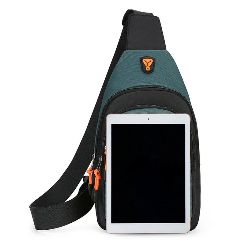 Chest Bags Men's One Shoulder Crossbody Bag Large Capacity Outdoor Sports Leisure Fashion Small Shoulder Bag Backpack Men's
