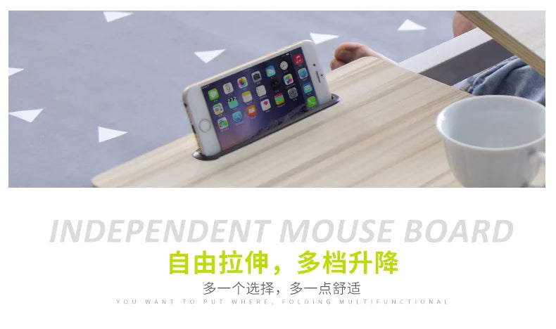 Over Bed Table with Wheels Rolling Laptop for Recliner Mobile Computer Desk Standing Workstation Laptop Cart with Heavy