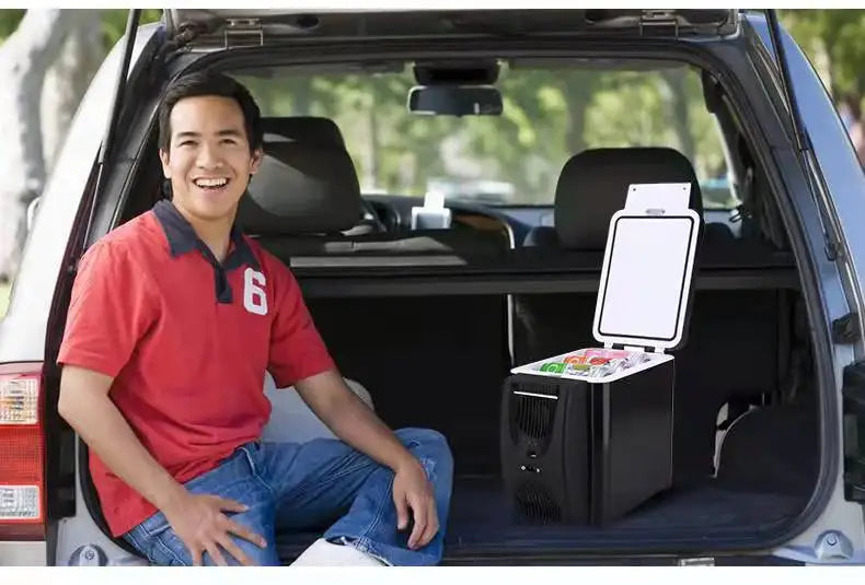 6L Portable Vehicle Refrigerator Mini Car Fridge Incubator Use For Cooling Heating Truck Dormitory Beauty Maquillage