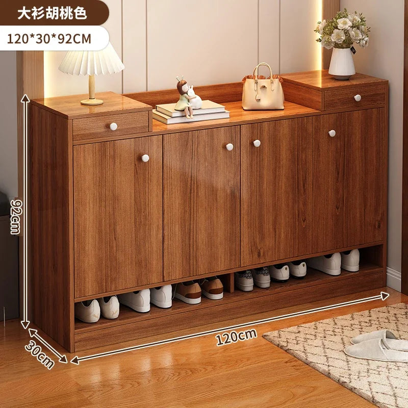 Entrance Hall Organizer Shoe Cabinet Storage Mobile Living Room Shoe Shelf Shelves Space Saving Archivadores Home Furniture