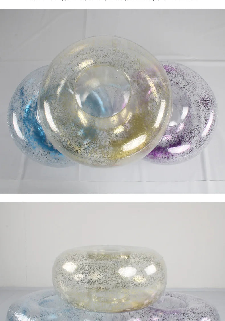 K-STAR Spot Inflatable Home Lazy Sofa Transparent Sequin Lounge Chair Portable PVC Inflatable Sofa Outdoor Portable New Hot 2024