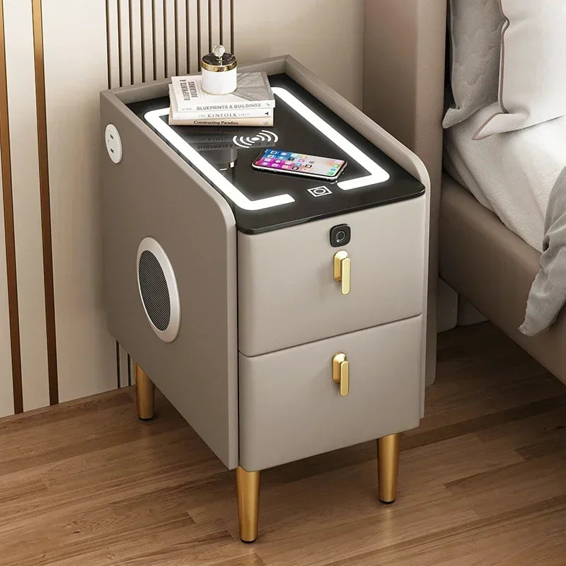 Night Table Bedside Nightstands Bedroom Bedside Furniture Gamer Narrow Bed Desk Nordic Drawer Closets Meubles De Chambre
