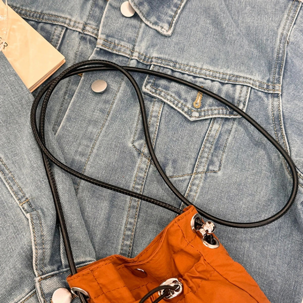 Nylon Crossbody Bag Soft Mini Phone Wallet Multifunctional Square Shoulder Bag Crossbody Purse Canvas Purse Messenger Bag